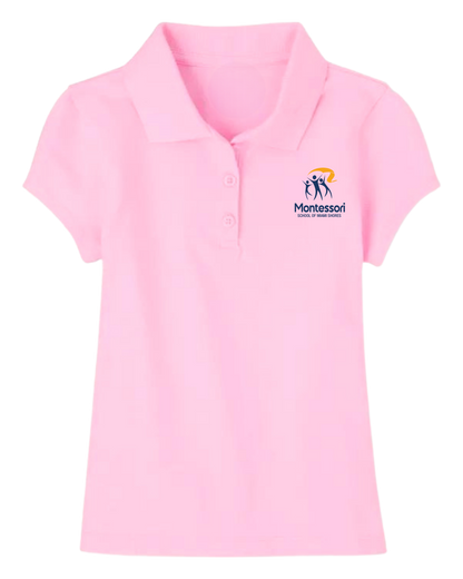 Original LOGO - Poly Blend Polo Girl Cut - Short Sleeve - NO Ruffles