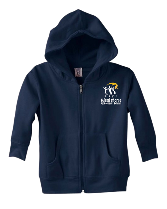 Original Logo - Zip Hoodie Jacket - Cotton/Poly Blend